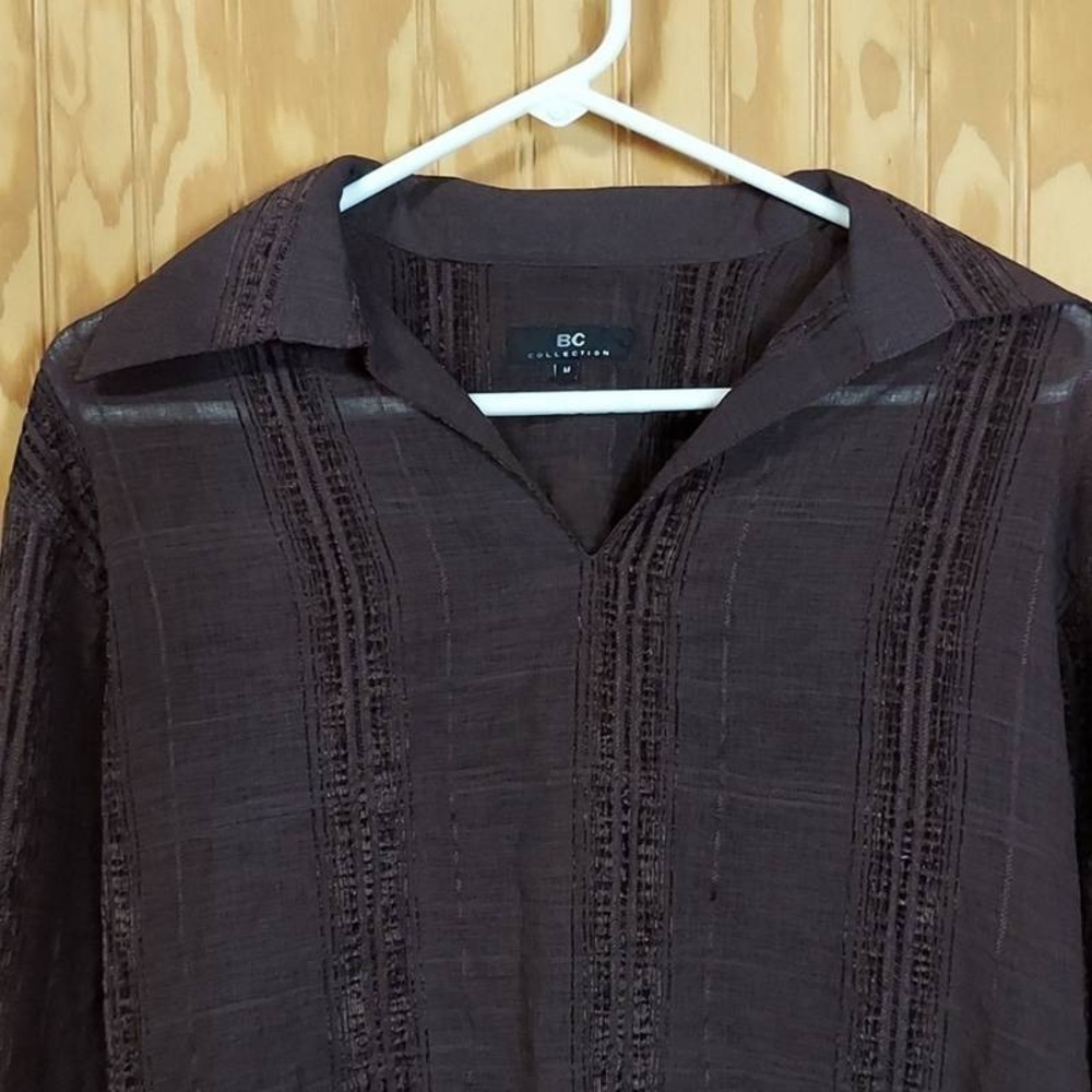 Brown Long Sleeve Shirt - Picture 2 of 2